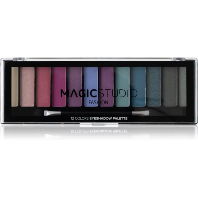 Magic studio 12 Colors Eyeshadow Palette paleta očních stínů 02 Fashion 12x1.5 g