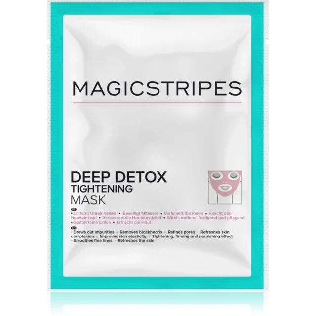 MAGICSTRIPES Deep Detox detoxikační maska se zpevňujícím účinkem 1 ks