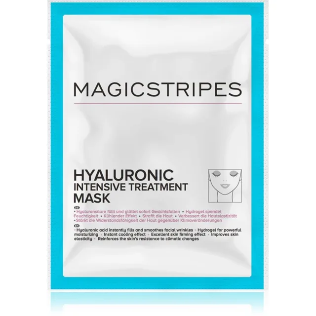 MAGICSTRIPES Hyaluronic Intensive Treatment Mask intenzivní hydrogelová maska s kyselinou hyaluronovou 1 ks
