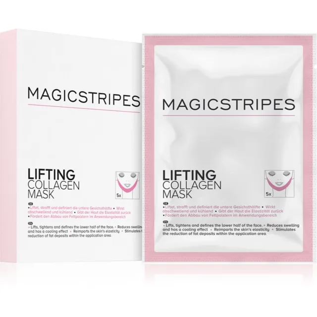 MAGICSTRIPES Lifting Collagen Mask zpevňující kolagenová maska 5 ks