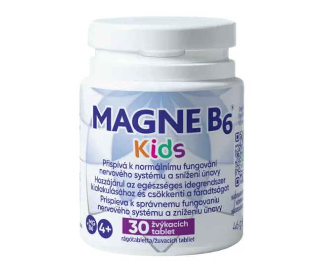 Magne B6 Kids 30 žvýkacích tablet