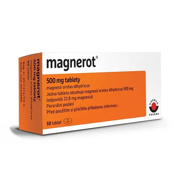 Magnerot 500mg 50 tablet
