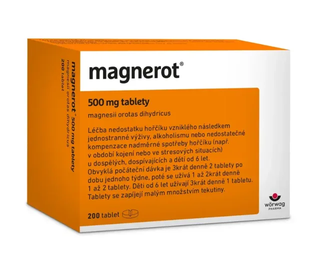 MAGNEROT 500MG TBL NOB 200