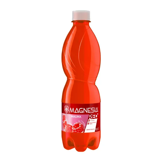 Magnesia Jemně perlivá voda Red Malina  500 ml