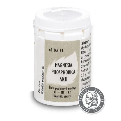 Magnesia phosphorica AKH tbl.60