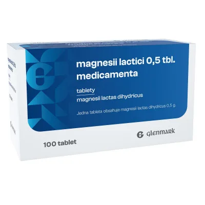 MAGNESII LACTICI 0,5 TBL. MEDICAMENTA POR 0,5G TBL NOB 100