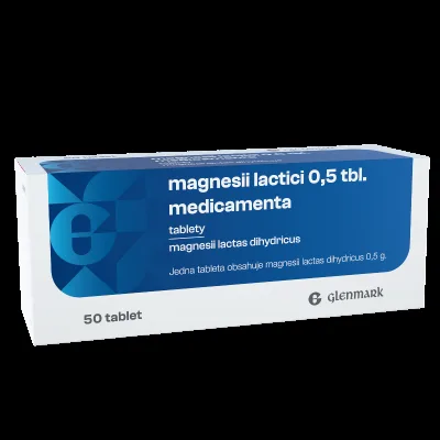 MAGNESII LACTICI 0,5 TBL. MEDICAMENTA POR 0,5G TBL NOB 50