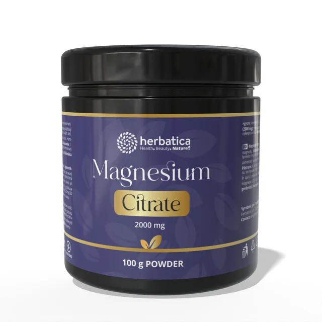Magnesium Citrát - 100 g prášek - Herbatica