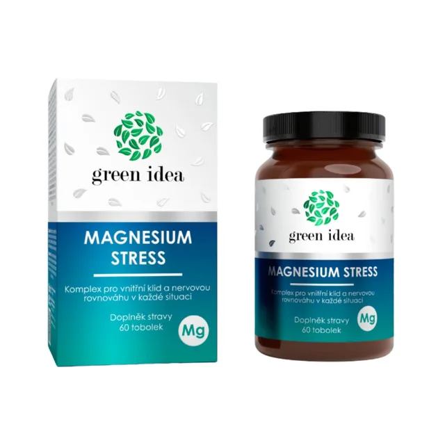 Magnesium Stress - 60 kapslí - Green idea