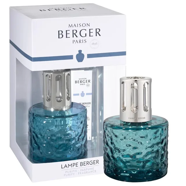 Maison Berger Paris Dárková sada katalytická lampa Mirage Blue + náplň Blue Seduction 250 ml