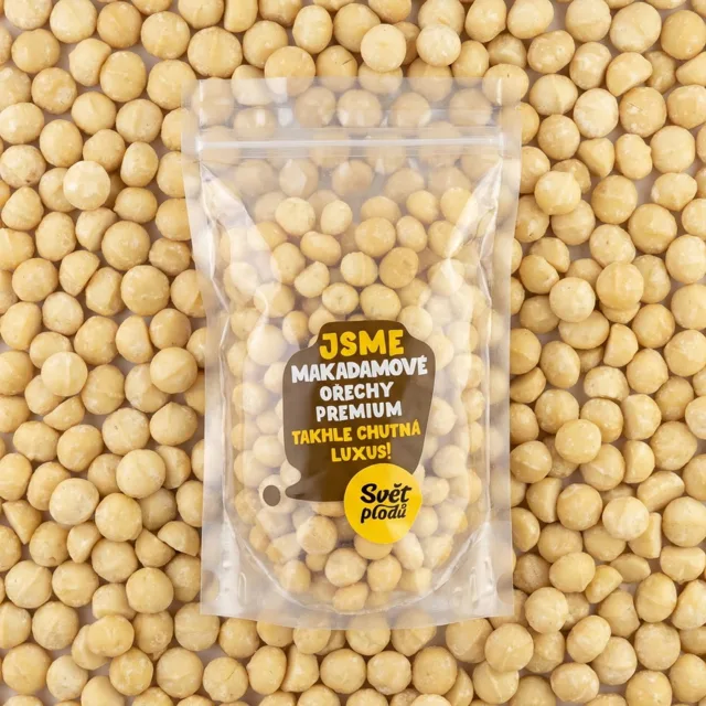 Makadamové ořechy  váha 500g