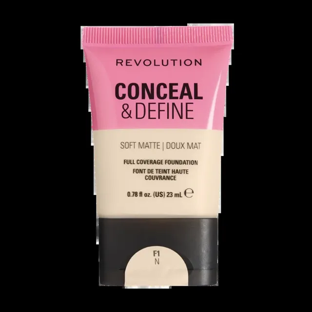 Makeup Revolution Lehký matující make-up Conceal & Define F1N