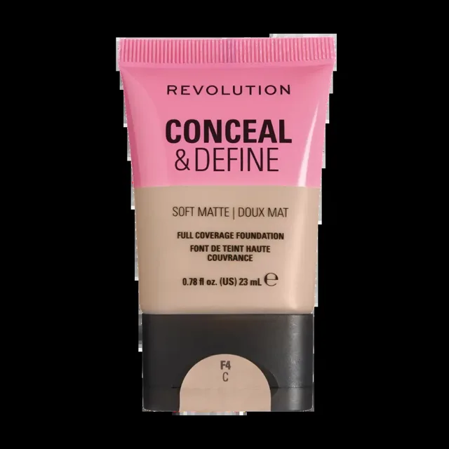 Makeup Revolution Lehký matující make-up Conceal & Define F4C