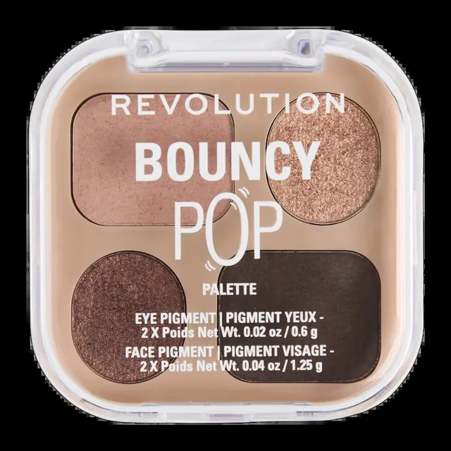 Makeup Revolution Paletka očních stínů Bouncy Pop Ember