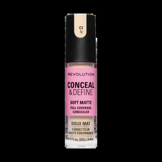 Makeup Revolution Vysoce krycí korektor Conceal & Define C1N
