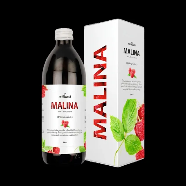 Malinová šťáva – 500 ml – Nefdesanté