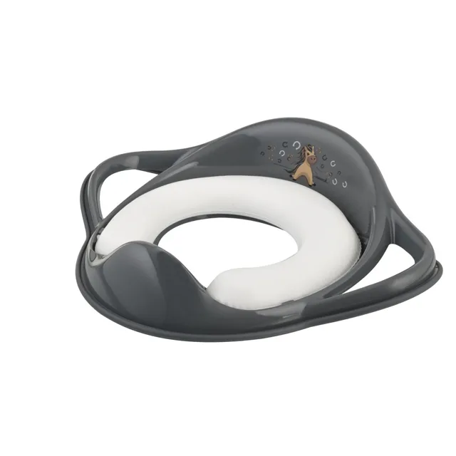Maltex Redukce na WC s úchyty měkká Koník Minimal - steel grey