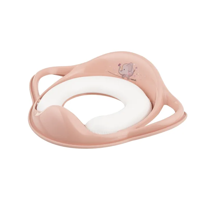 Maltex Redukce na WC s úchyty měkká Sloník Minimal - peach rose