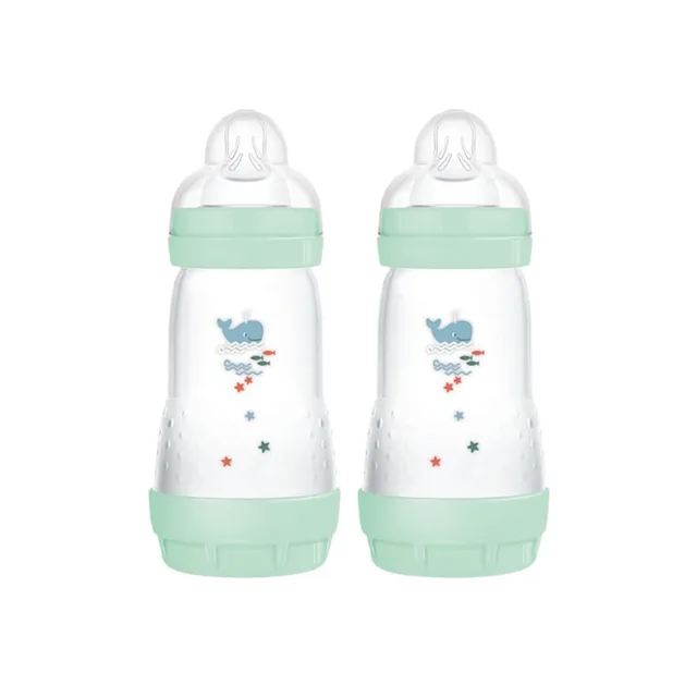 MAM Anti-colic láhev mátová 2+m 260 ml 2 kusy