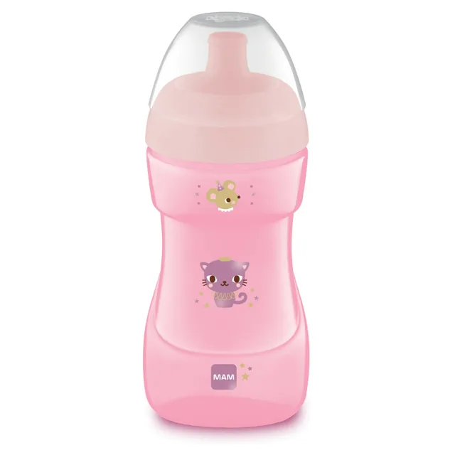 MAM Hrnek sports cup holka 12m+ 330 ml