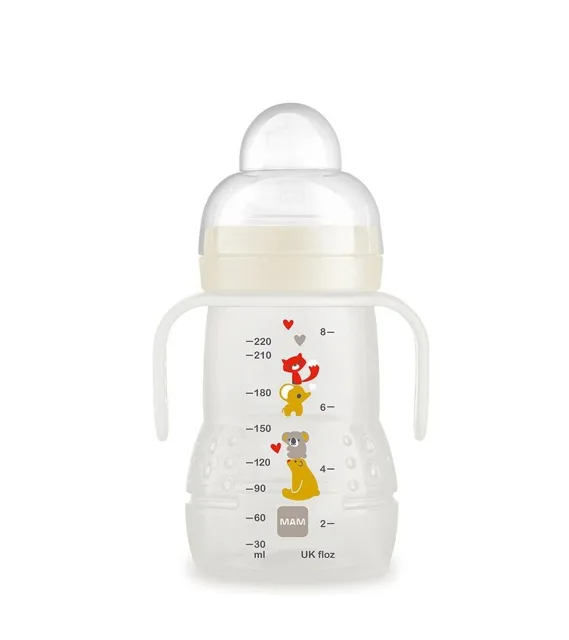 MAM Hrnek Trainer+ Night 4m+ 220 ml 1 ks bílý