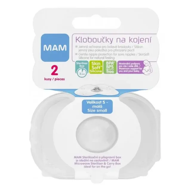 MAM Kloboučky na kojení 2ks