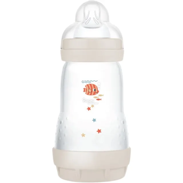 MAM Perfect Star Anti-colic Bottle antikoliková láhev 2m+ Beige 1 ks