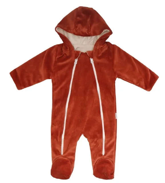 Mamatti Kojenecký overal VELVET, Baby Fox - hnědý, vel. 74