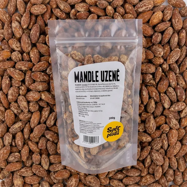 Mandle uzené váha 200g