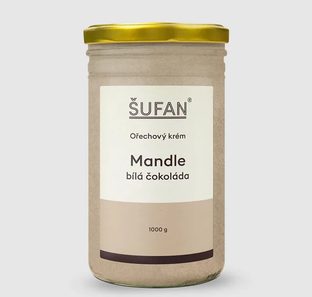Mandlový krém s bílou čokoládou, 1 000 g