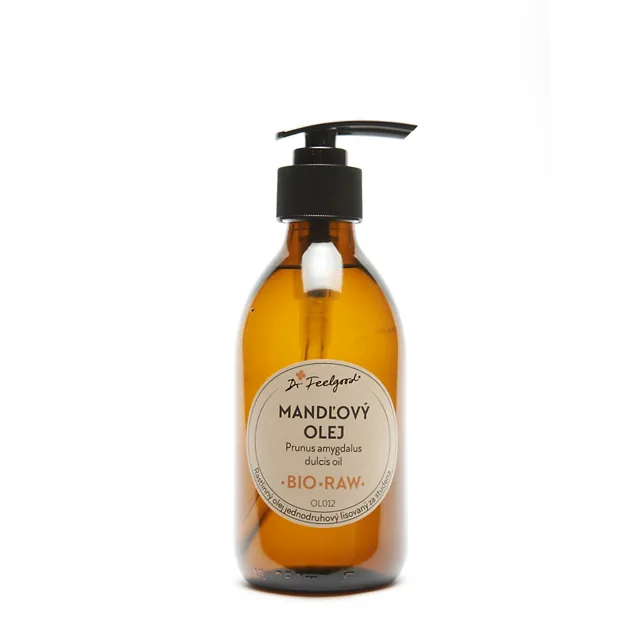 Mandlový olej BIO RAW - 250 ml - Dr. Feelgood
