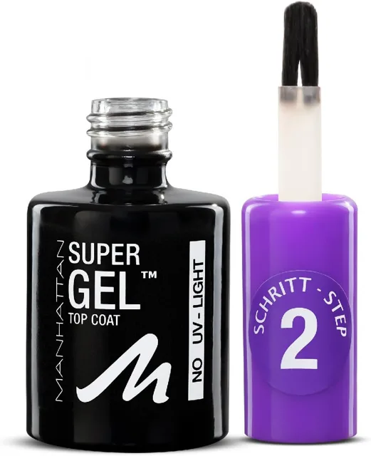 Manhattan Vrchní nátěr super gel, bez UV záření 12ml