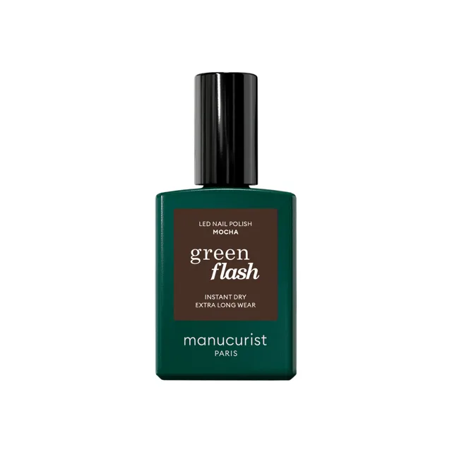 Manucurist Gelový lak na nehty Green Flash™ LED Nail Polish 15 ml Mocha