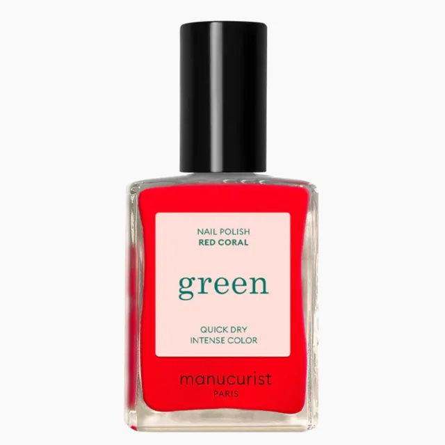Manucurist Lak na nehty Green Natural Nail Colour 15 ml Red Coral