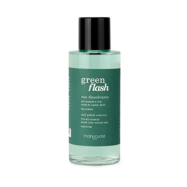 Manucurist Přírodní odlakovač Green Flash LED gel odlakovač na nehty 100 ml