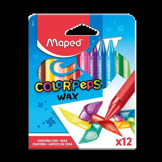 Maped Barevné voskové pastelky 12 ks