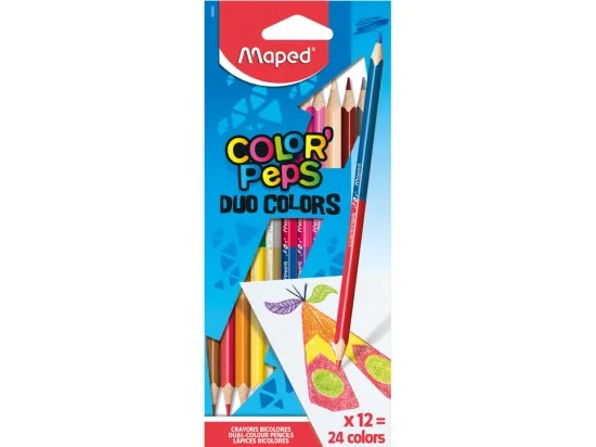 Maped Color' Peps Duo pastelky 24 barev