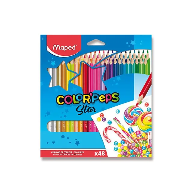 MAPED Pastelky 3HR Color Peps 48ks