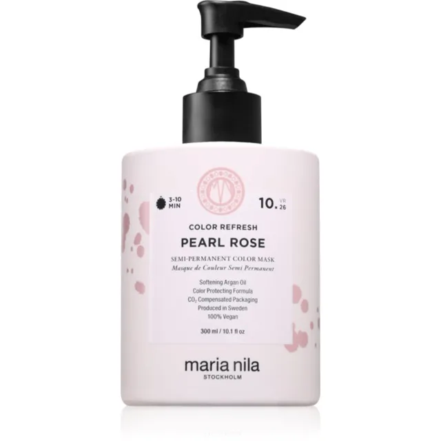 Maria Nila Colour Refresh jemná vyživující maska bez permanentních barevných pigmentů odstín Pearl Rose 10.26 300 ml