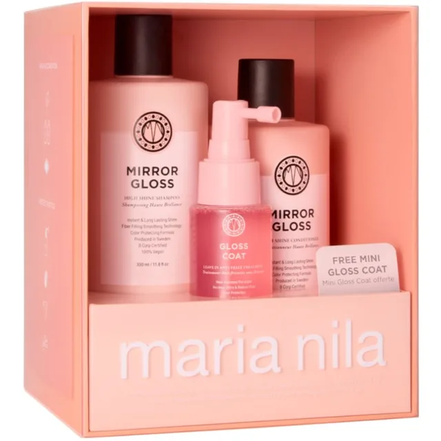 Maria Nila Mirror Gloss Holiday Box dárková sada pro lesk a hebkost vlasů