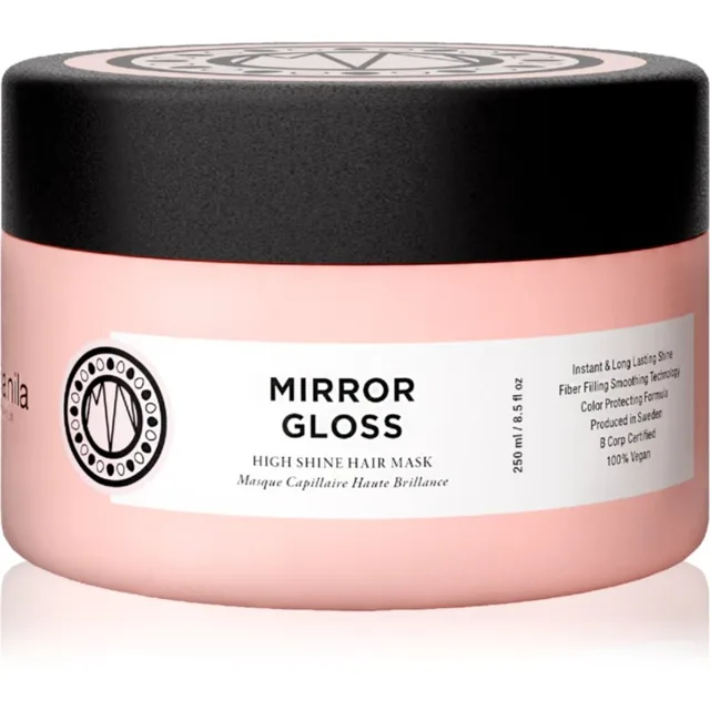 Maria Nila Mirror Gloss Mask hloubkově vyživující maska pro lesk a hebkost vlasů 250 ml