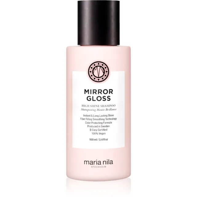 Maria Nila Mirror Gloss Shampoo vyživující šampon pro lesk a hebkost vlasů 100 ml