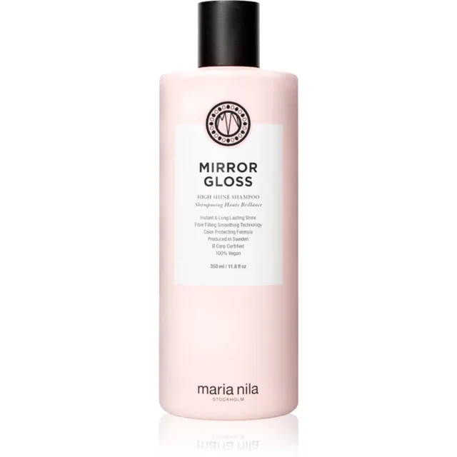 Maria Nila Mirror Gloss Shampoo vyživující šampon pro lesk a hebkost vlasů 350 ml