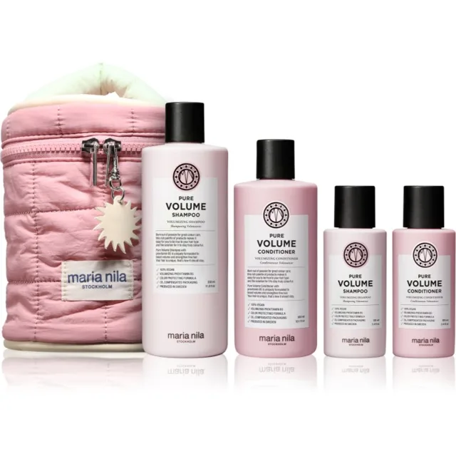 Maria Nila Pure Volume Beauty Bag dárková sada pro objem vlasů 4 ks