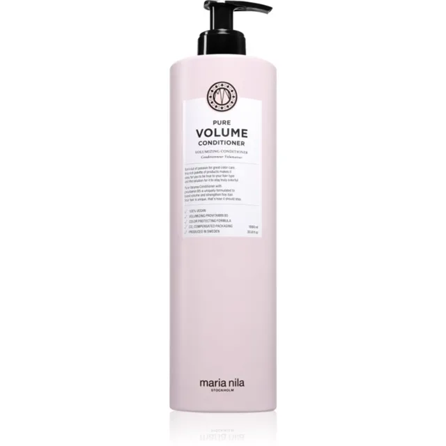 Maria Nila Pure Volume kondicionér pro objem jemných vlasů s hydratačním účinkem bez sulfátů 1000 ml
