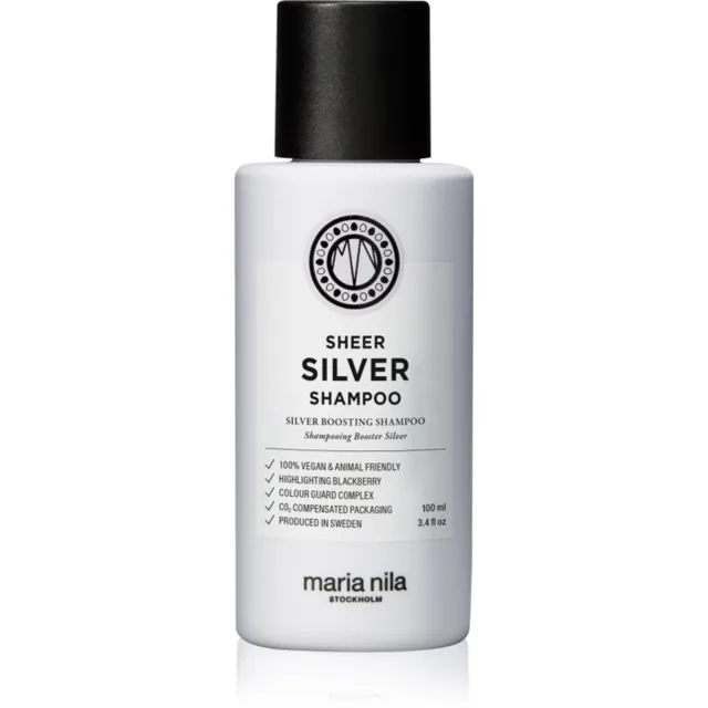 Maria Nila Sheer Silver Shampoo šampon neutralizující žluté tóny 100 ml