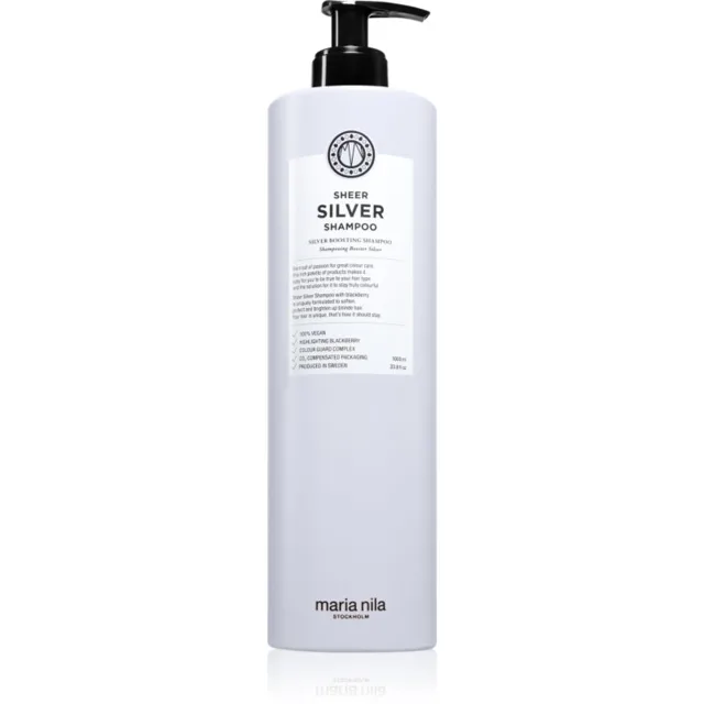Maria Nila Sheer Silver Shampoo šampon neutralizující žluté tóny 1000 ml