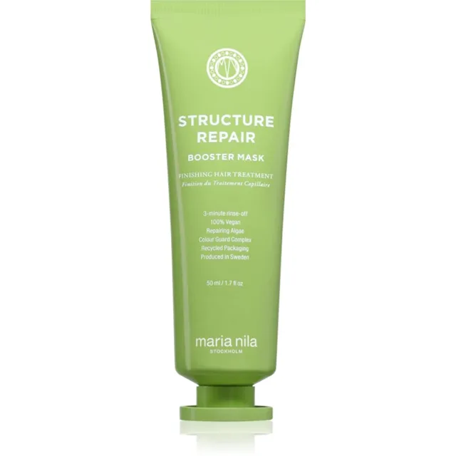Maria Nila Structure Repair Booster Mask hloubkově vyživující maska pro suché, poškozené a chemicky ošetřené vlasy 50 ml
