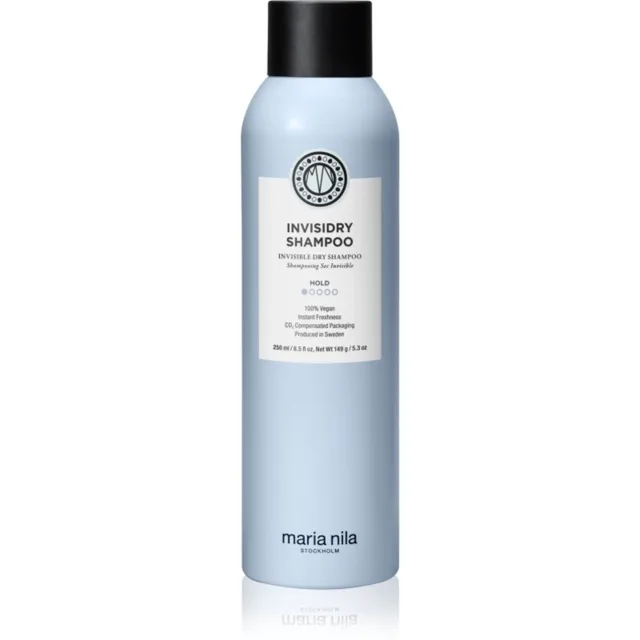 Maria Nila Style & Finish suchý šampon pro mastné tmavé vlasy Invisidry Shampoo 250 ml