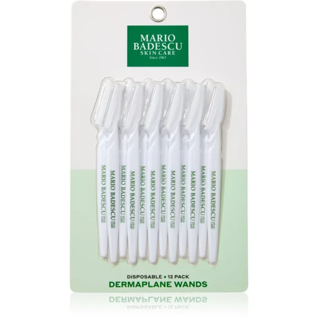 Mario Badescu Dermaplane Wands břitva na obličej 12 ks